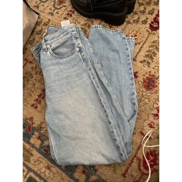Levi's Women's Blue Loose Straight Leg Premium Denim Jeans Size 25 - Picture 1 of 6